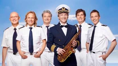 Captain Cook und seine singenden Saxophone in ihrer aktuellen Besetzung im Jahr 2020. 